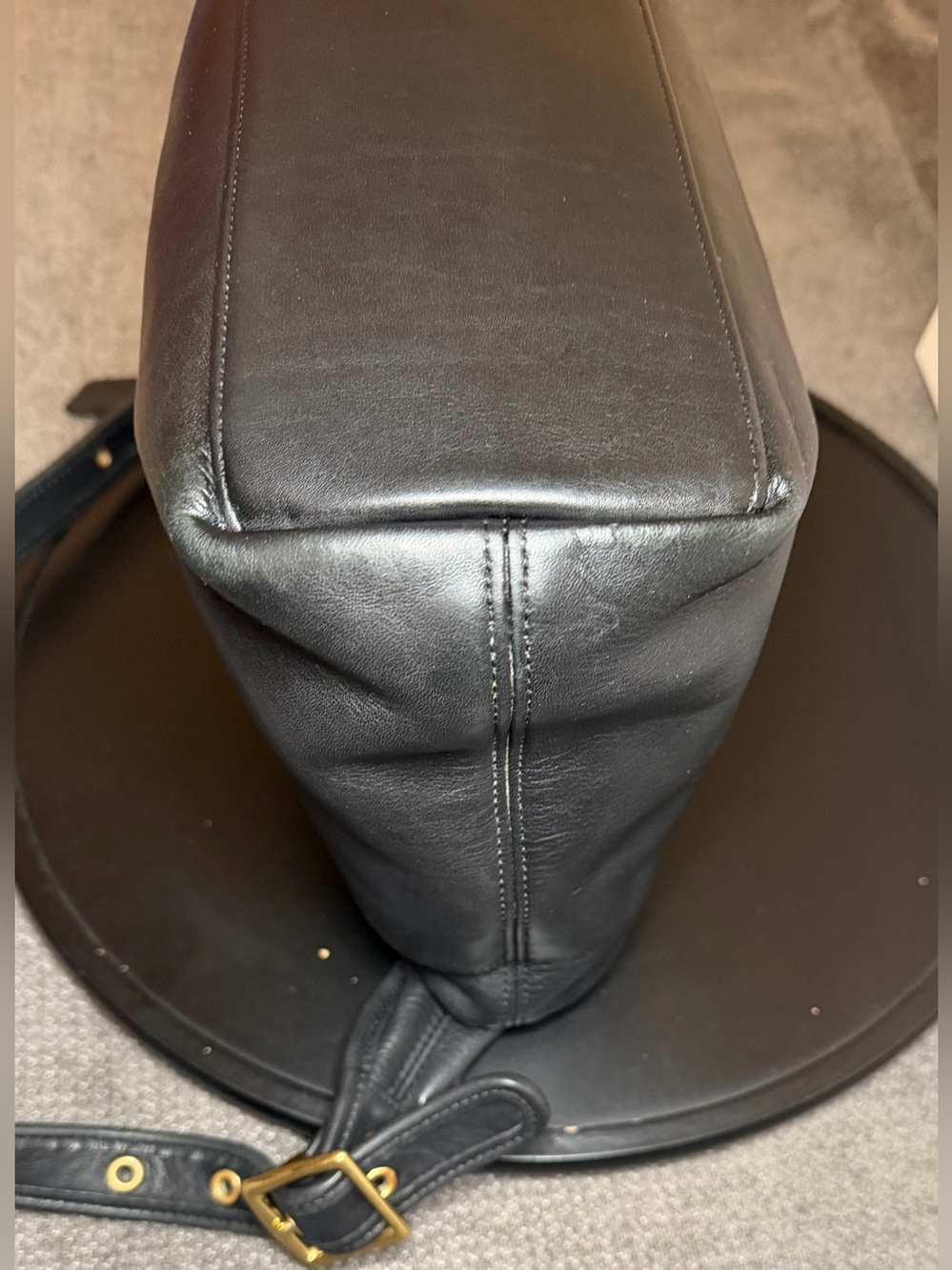 Vintage Coach Black Legacy Hobo Bag No. K0D-9058 “2000” made in USA - Picture 7 of 11